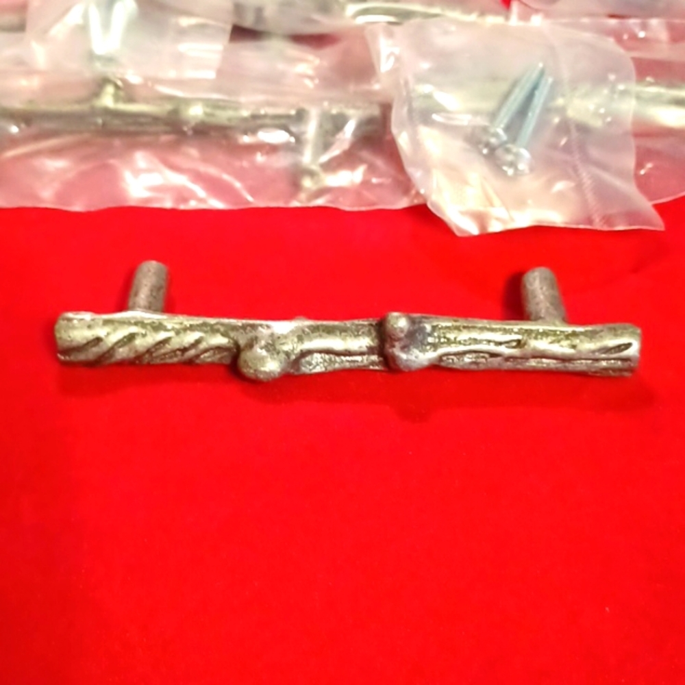 Drawer pulls door handles tree branch design  set of 6